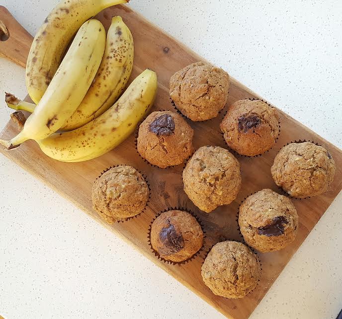 Banana Chocolate Chip Muffins