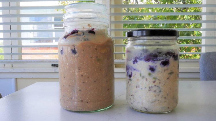 His & Her Overnight Oats