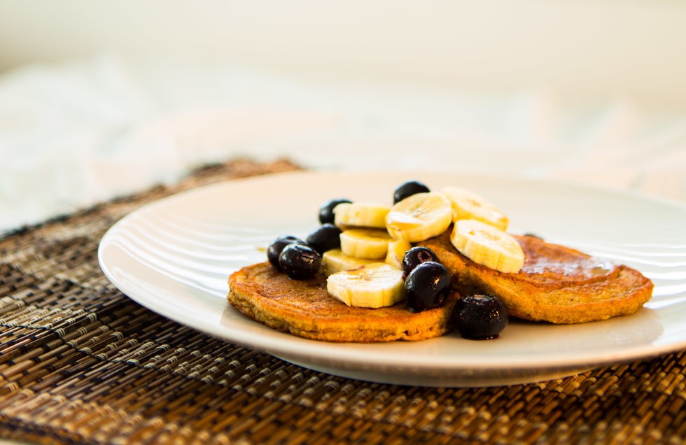 Blender Pancakes: Oatmeal & Banana