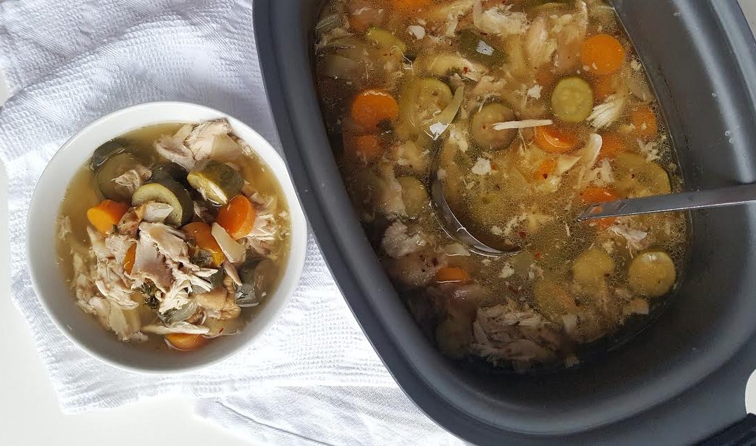 Simple Chicken Soup (Slow Cooker)
