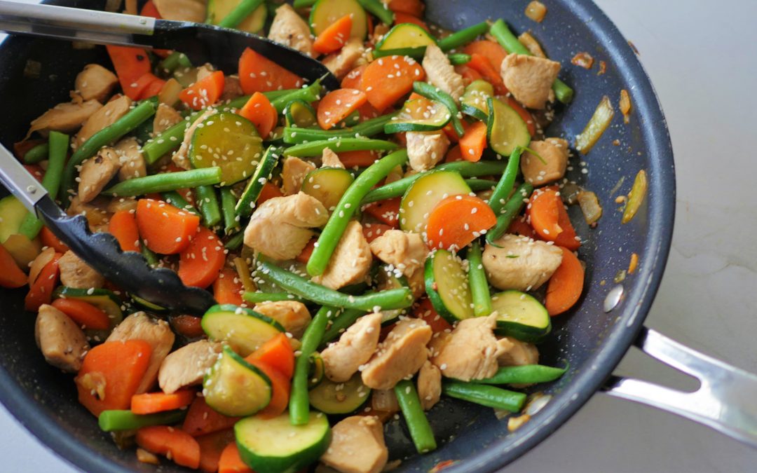 Simple Chicken Stirfry – One Pan 15 Min Meal