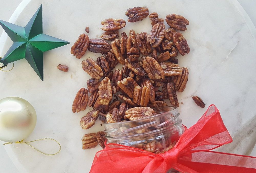 Spiced Maple Pecans