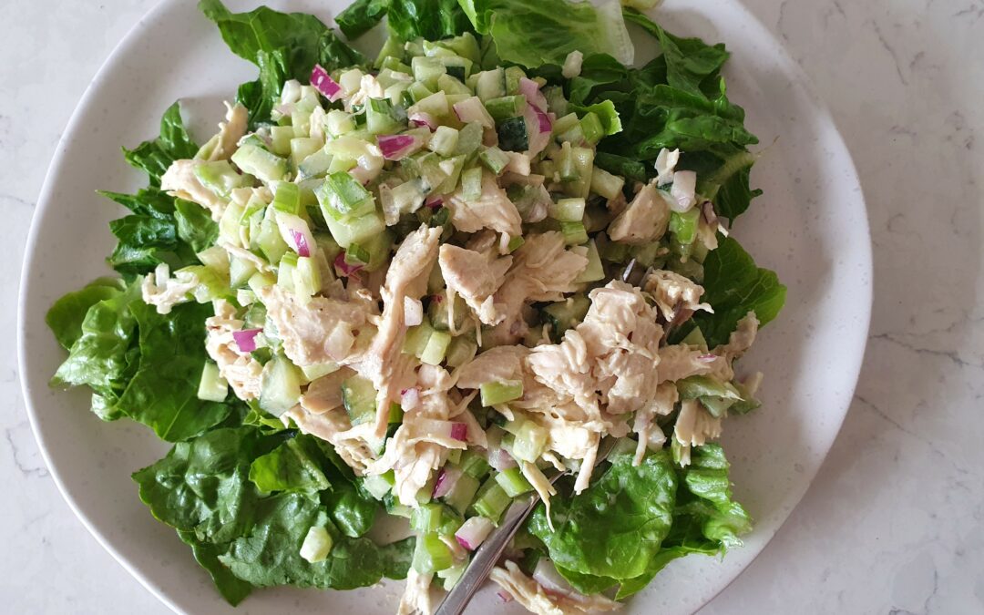 Creamy Shredded Chicken Salad